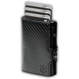 Leather Slim Wallet for Men | Trifold RFID Wallet with Money Clip